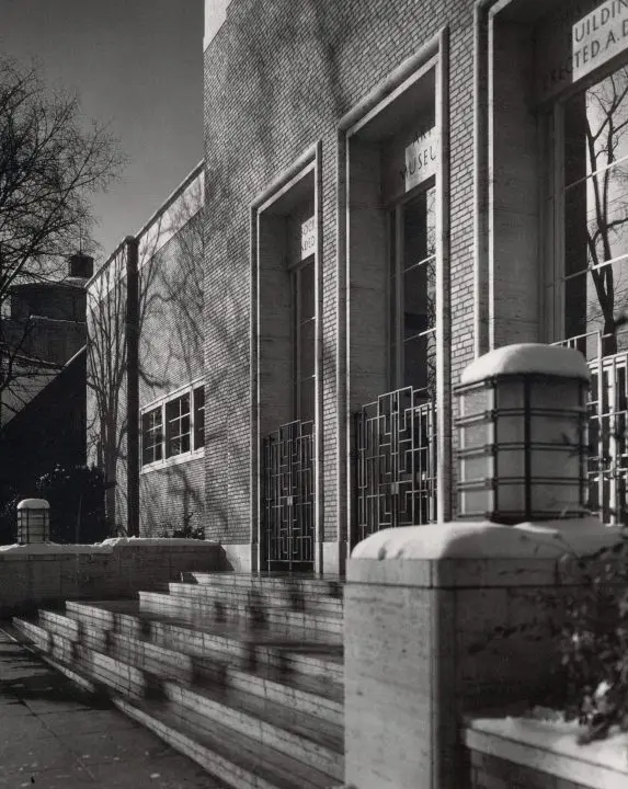 Black and white photo of Portland Art Museum in 1939