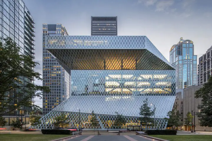 Exterior of the Seattle Central Library